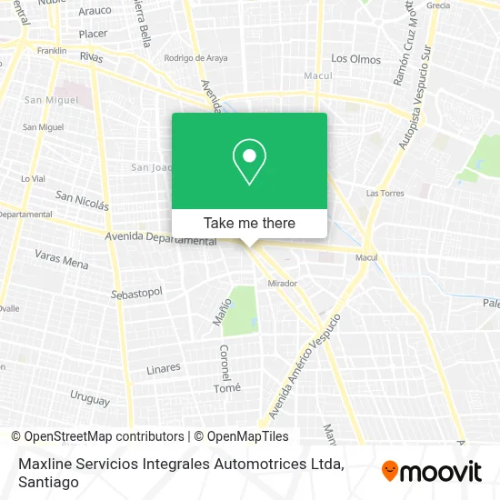 Maxline Servicios Integrales Automotrices Ltda map