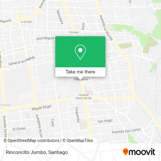Rinconcito Jumbo map
