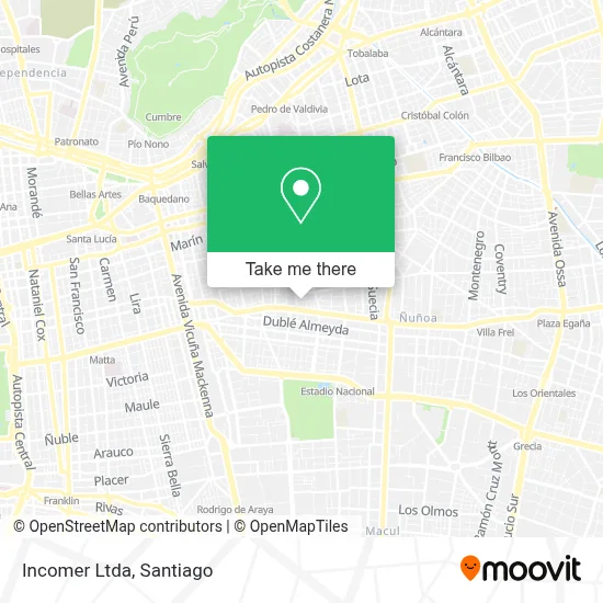 Incomer Ltda map