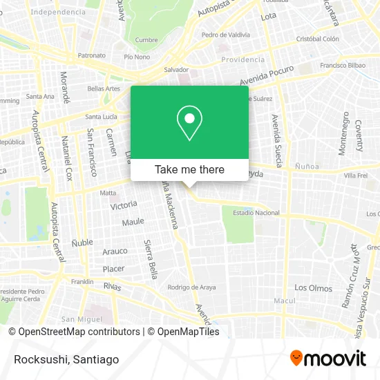 Rocksushi map