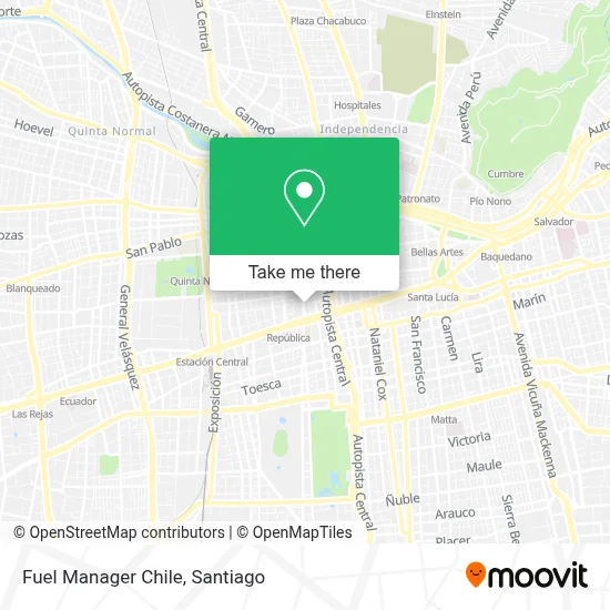 Fuel Manager Chile map