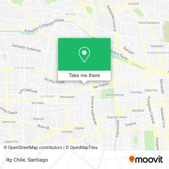 Rp Chile map