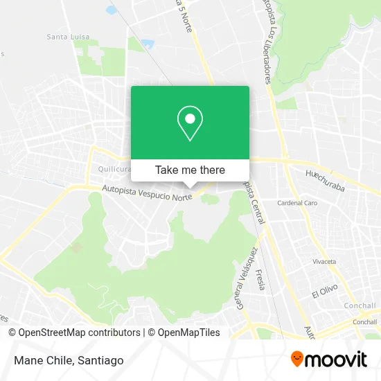 Mane Chile map