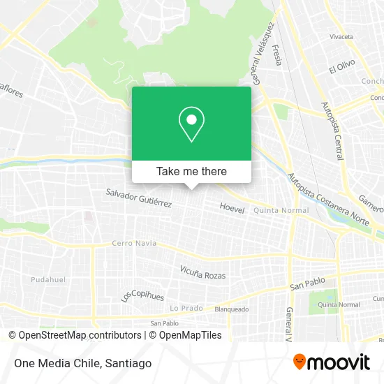 One Media Chile map