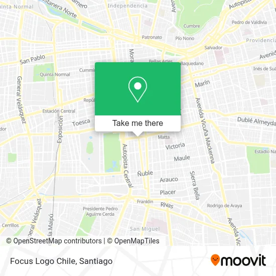 Focus Logo Chile map