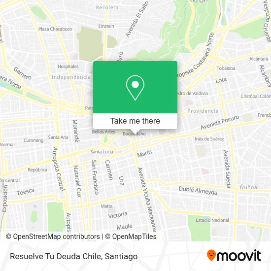 Resuelve Tu Deuda Chile map