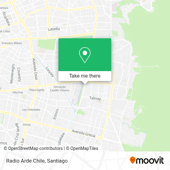 Radio Arde Chile map