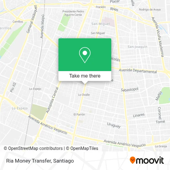 Ria Money Transfer map