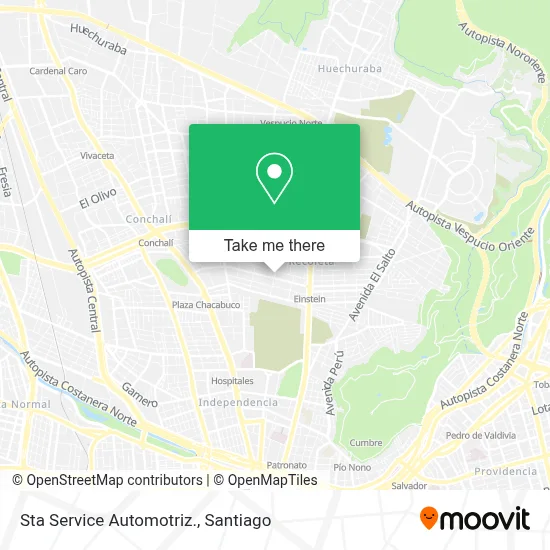 Sta Service Automotriz. map
