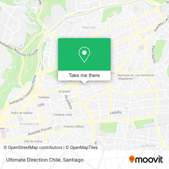 Ultimate Direction Chile map