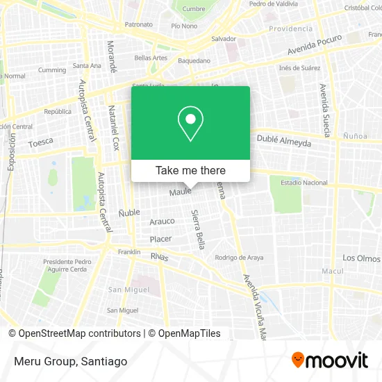 Meru Group map