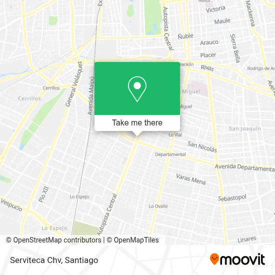 Serviteca Chv map