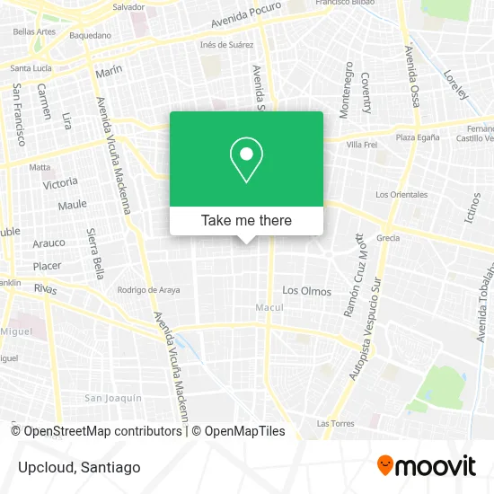 Upcloud map