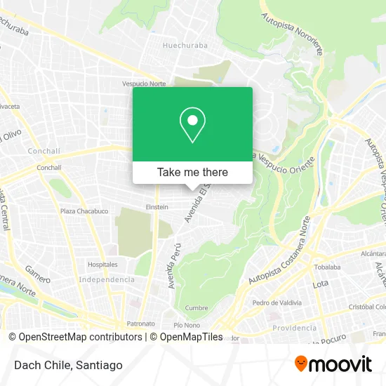 Dach Chile map
