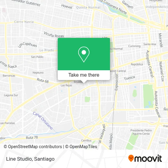 Line Studio map