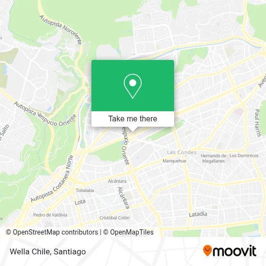 Wella Chile map
