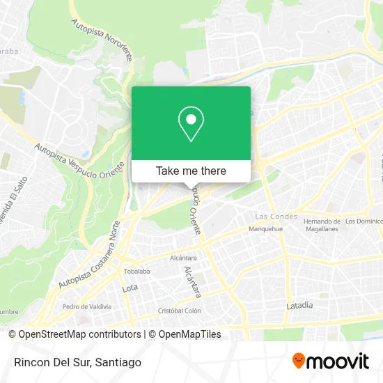 Rincon Del Sur map