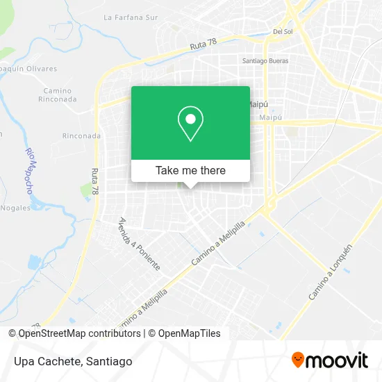 Upa Cachete map