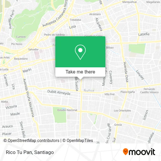 Rico Tu Pan map