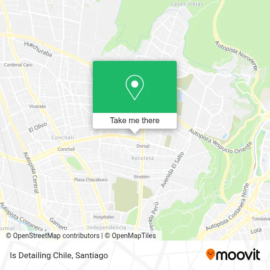 Is Detailing Chile map