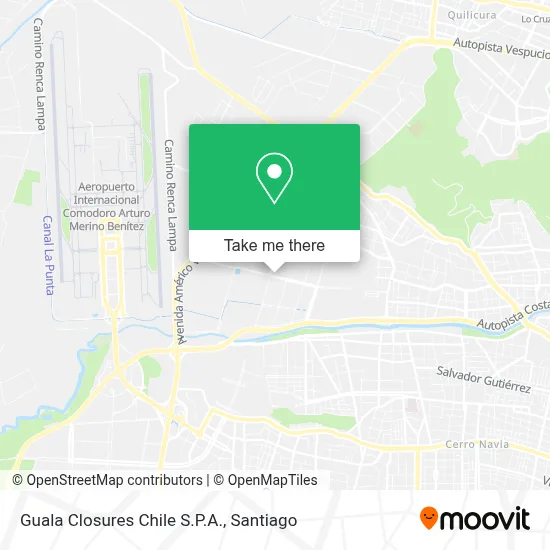 Guala Closures Chile S.P.A. map