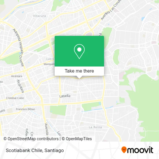 Scotiabank Chile map