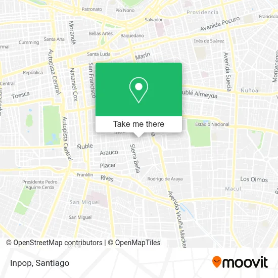 Inpop map
