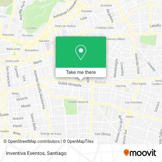 Inventiva Eventos map