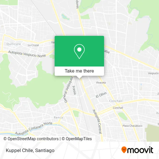 Kuppel Chile map