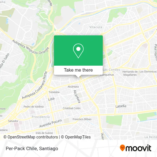 Per-Pack Chile map