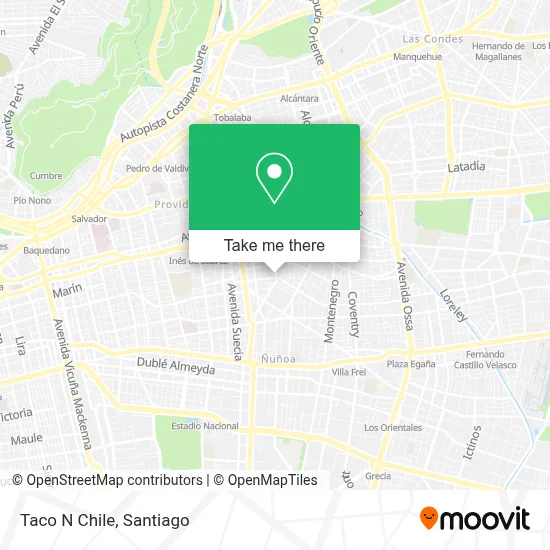 Taco N Chile map