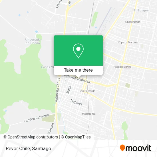 Revor Chile map