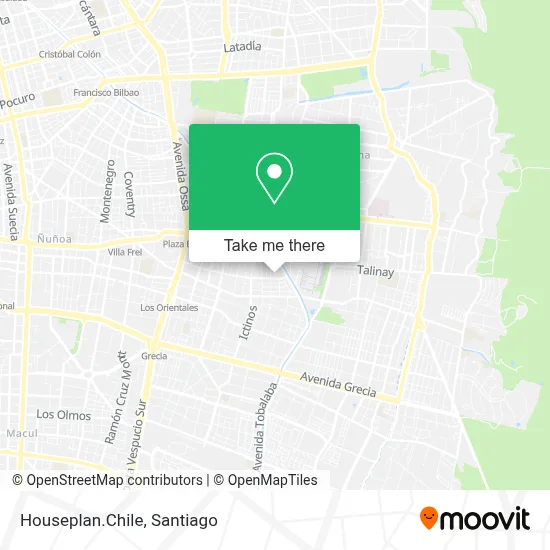 Houseplan.Chile map