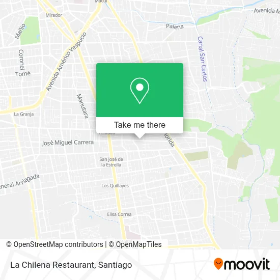 La Chilena Restaurant map