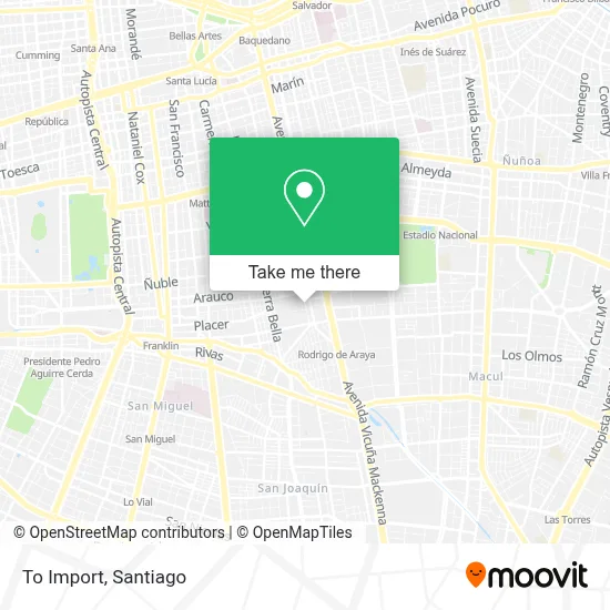 To Import map