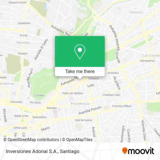 Inversiones Adonai S.A. map