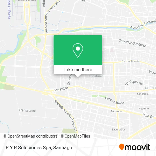 R Y R Soluciones Spa map
