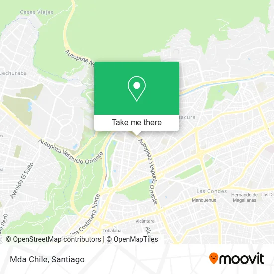 Mda Chile map