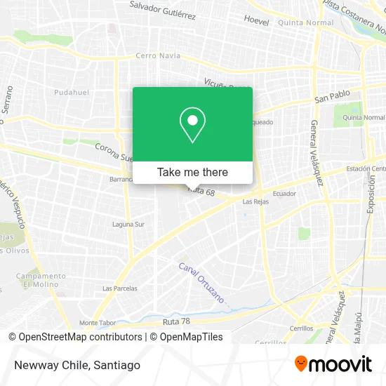 Newway Chile map