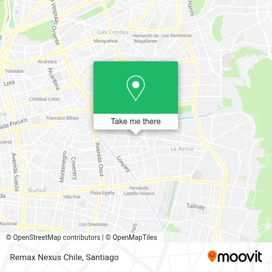 Remax Nexus Chile map