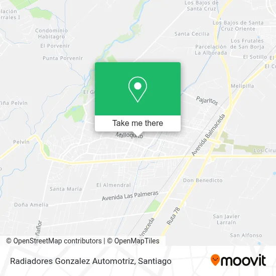 Radiadores Gonzalez Automotriz map