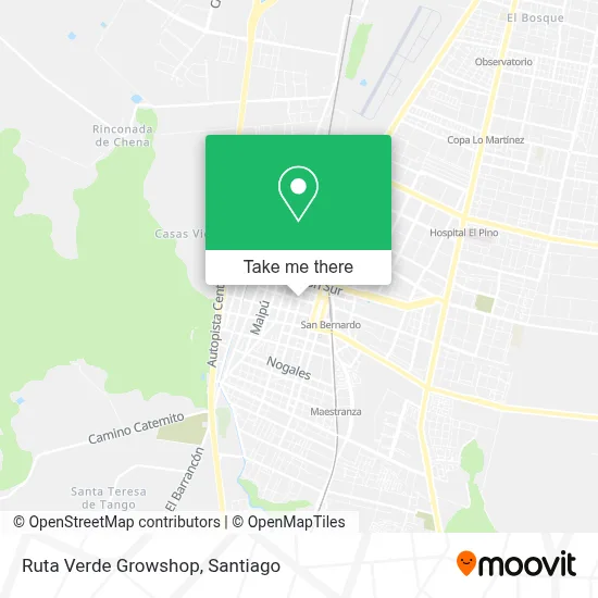 Ruta Verde Growshop map