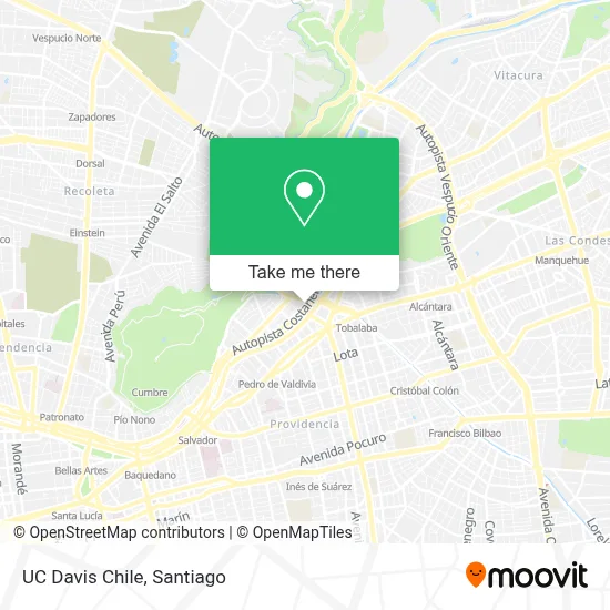 UC Davis Chile map