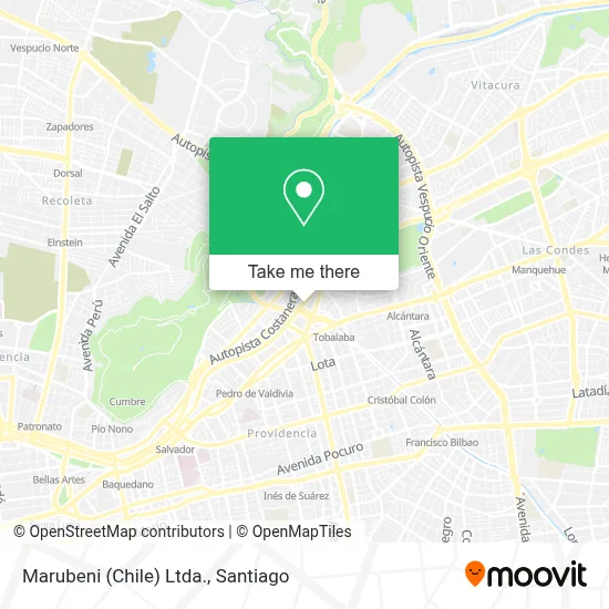 Marubeni (Chile) Ltda. map