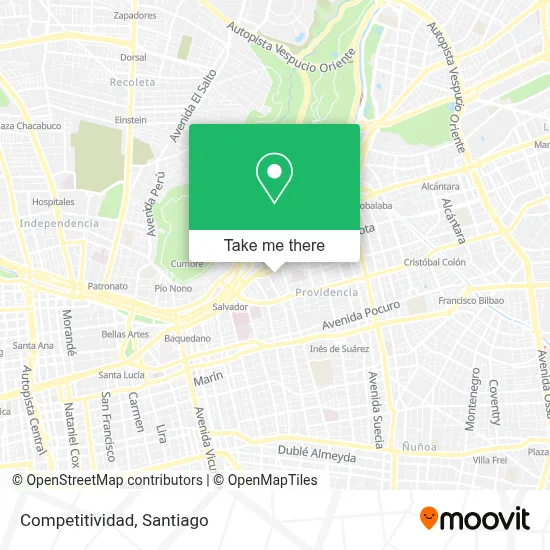 Competitividad map