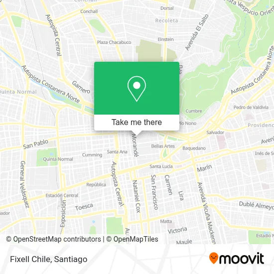 Fixell Chile map