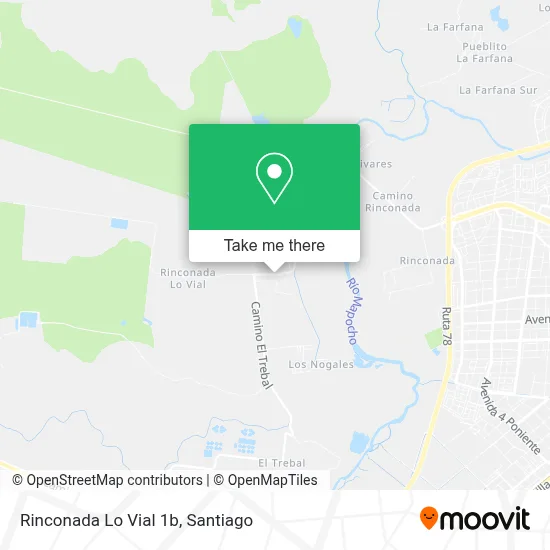 Rinconada Lo Vial 1b map
