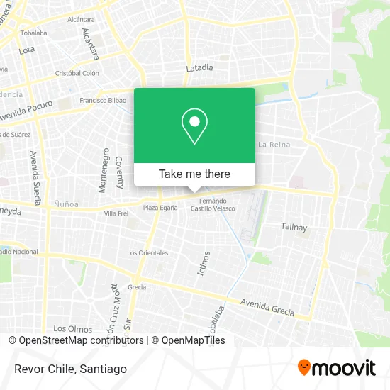 Revor Chile map