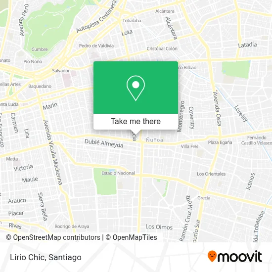 Lirio Chic map
