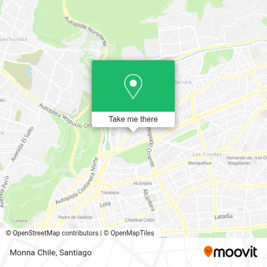 Monna Chile map